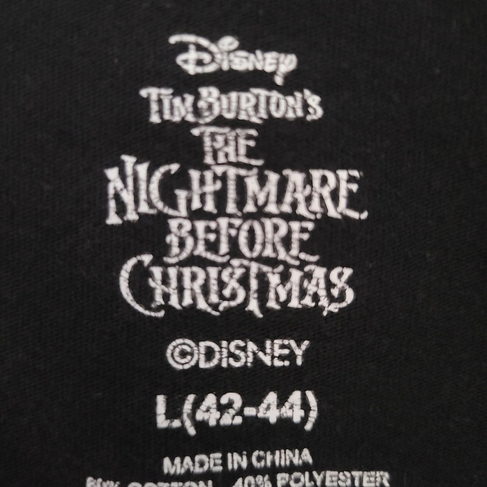 Disney Mens The Nightmare Before Christmas Jack Skellington T Shirt Large - Picture 8 of 9